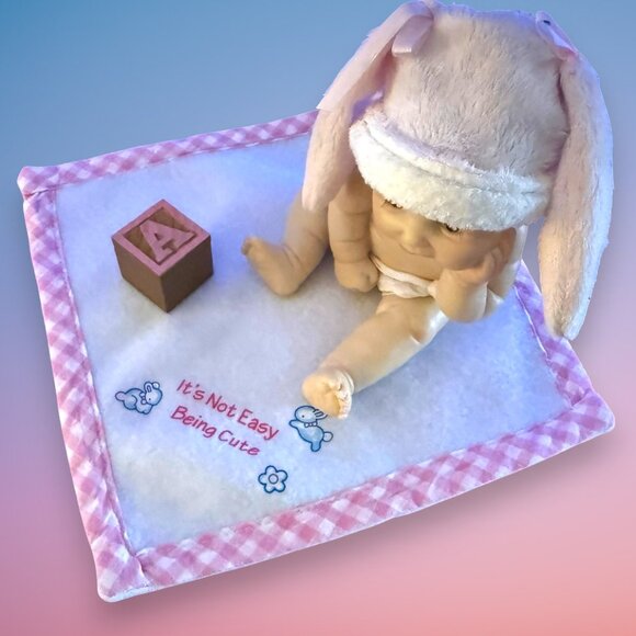 Ashton Drake Babies It's Not Easy Being Cute Collectable Doll Set - Picture 2 of 11